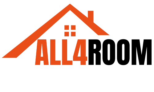 Black and Orange Modern Real Estate Logo (500 x 300 px)